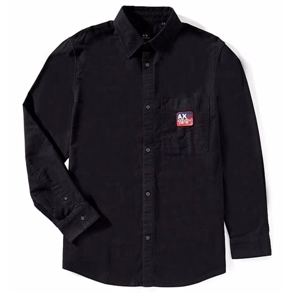 A|X Armani Exchange Men's 1991 Stretch Flannel Long Sleeve Woven Shirt. Size XXL